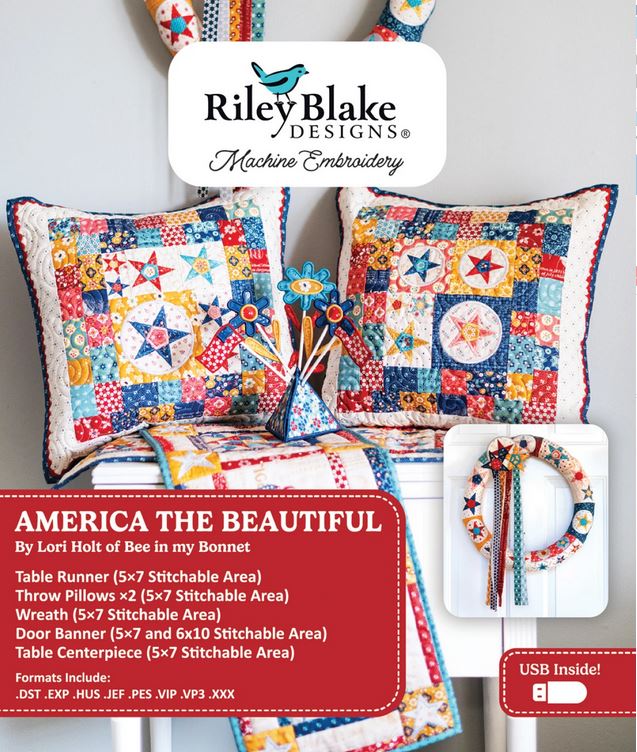 America the Beautiful Lori Holt MEB Projects