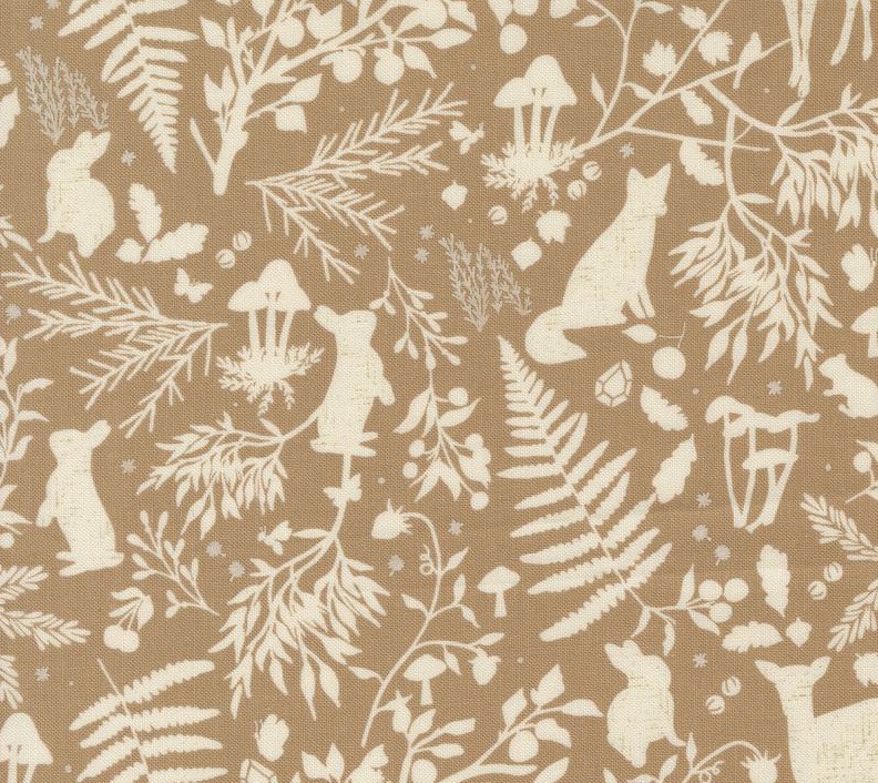 Frivolity Watchful Eyes Mushroom by Sweetfire Road for Moda Fabrics