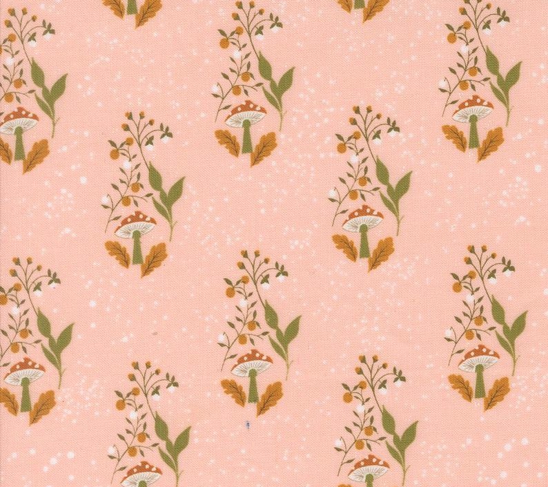 Frivolity Mushroom Path Blush by Sweetfire Road for Moda Fabrics