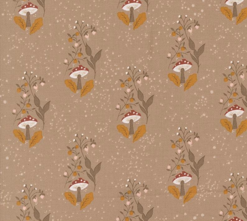 Frivolity Mushroom Path Mushroom by Sweetfire Road for Moda Fabrics