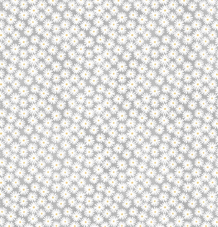 Sunny Safari Daisy Gray from Northcott Fabrics