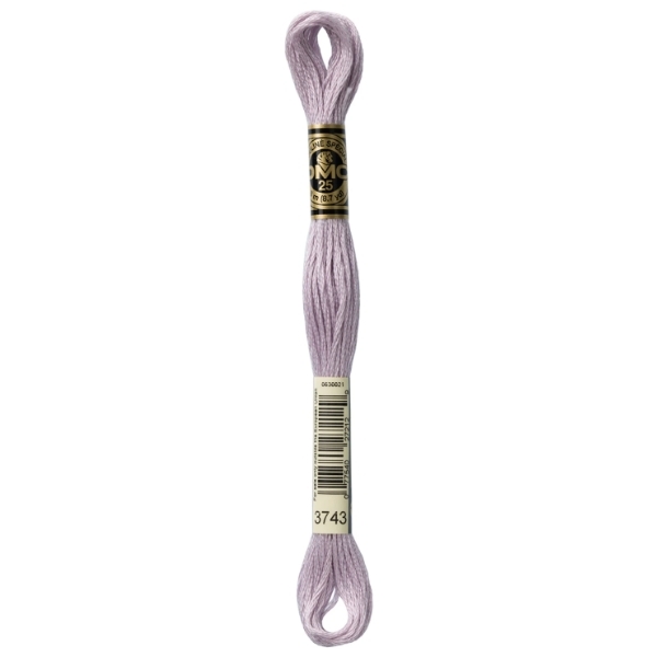 DMC Embroidery Floss Very Light Antique Violet 3743