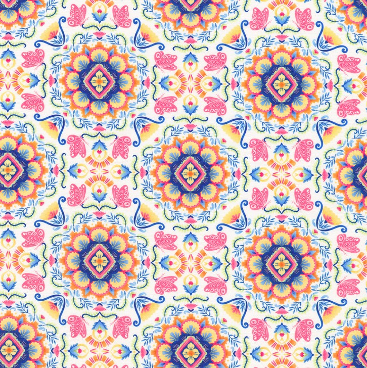 Flutter Mosaic Spring by Pimlada Phuapradit for Robert Kaufman Fabrics