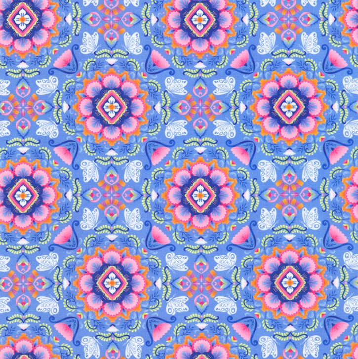 Flutter Mosaic Bright by Pimlada Phuapradit for Robert Kaufman Fabrics