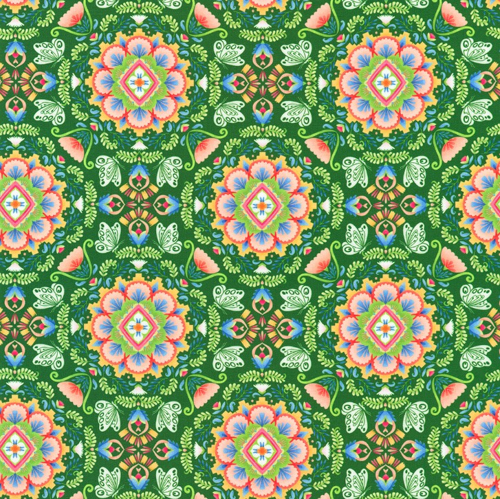 Flutter Mosaic Garden by Pimlada Phuapradit for Robert Kaufman Fabrics