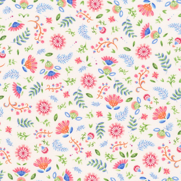 Flutter Flowers Spring by Pimlada Phuapradit for Robert Kaufman Fabrics