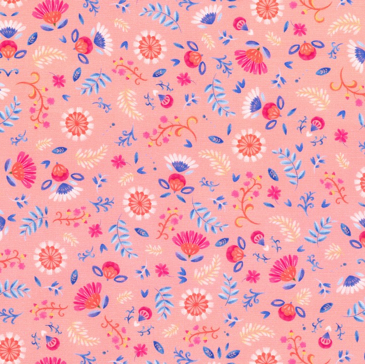 Flutter Flowers Sweet by Pimlada Phuapradit for Robert Kaufman Fabrics