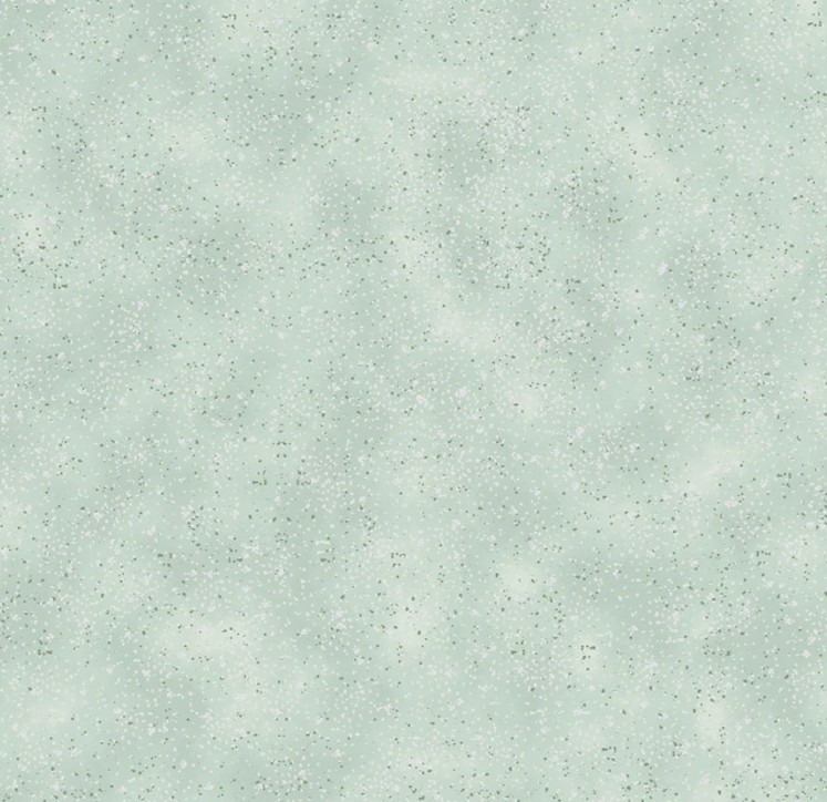 We Love Christmas Spray Dots with Metallic Dusty Green by Stof Fabrics for Blank Quilting
