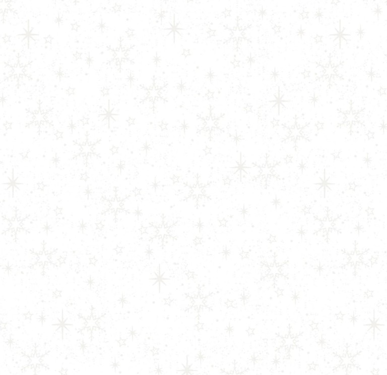 We Love Christmas Snowflakes White by Stof Fabrics for Blank Quilting