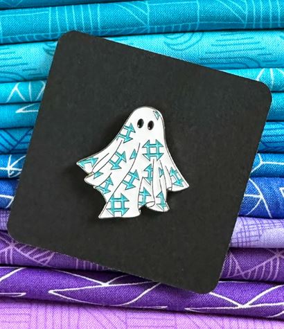 Ghost Enamel Pin by Sassfrass Lane