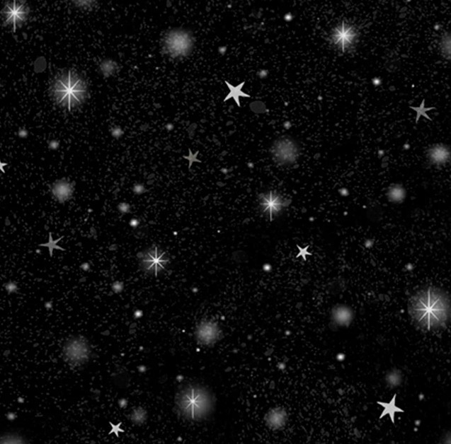 Believe Tonal Night Sky Black by Sarah Summers for P&B Textiles