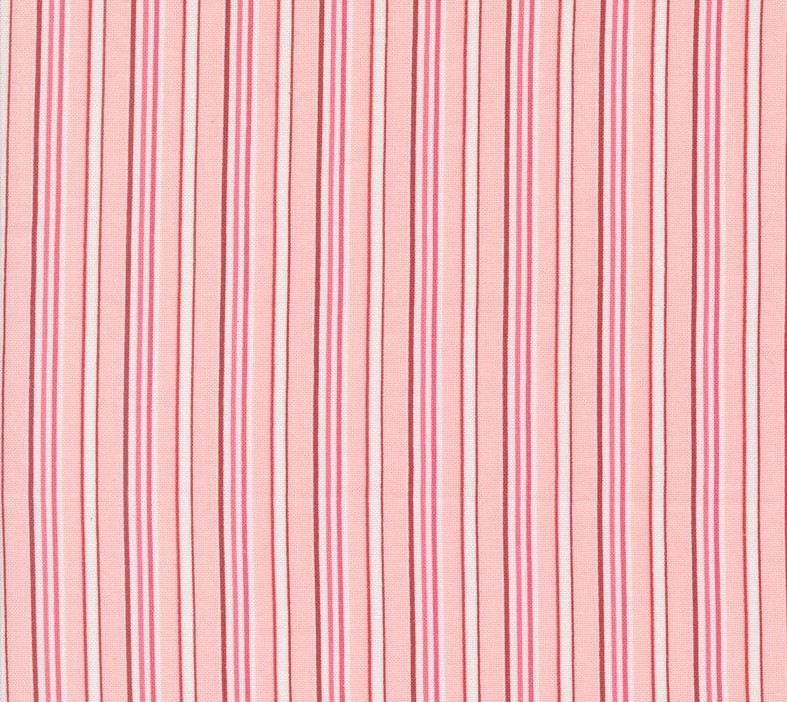 A Very Sweet Christmas Stripes Pink by Bunny Hill Designs for Moda Fabrics