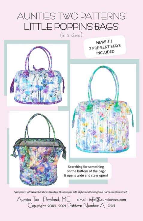 Little Poppins Bag Pattern from Aunties Two