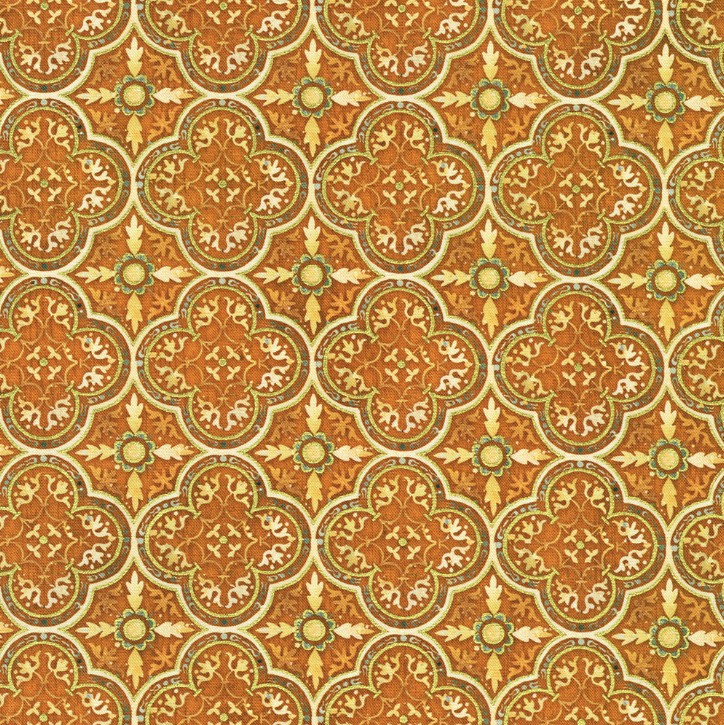 Warm Welcome Tiles Sienna by Lynnea Washburn for Robert Kaufman