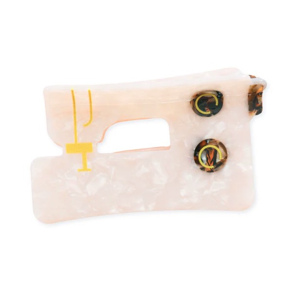 Sewing Machine Hair Claw Clip from Sarah Hearts