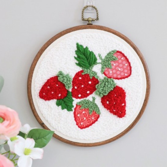 So Berry Happy Punch Needle Embroidery Kit from Kimberbell