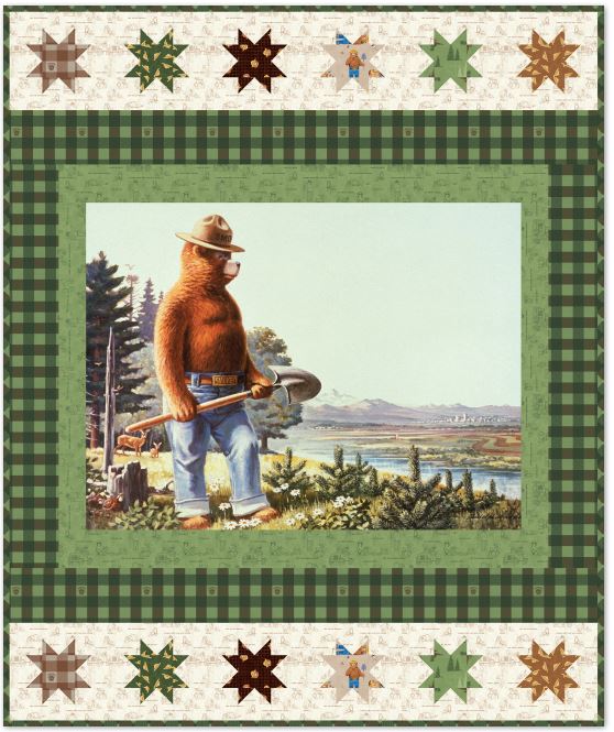 Friends of Smokey the Bear Quilt Kit