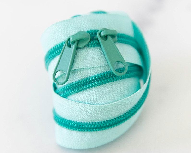 30" Zipper in Spearmint from Stitch Supply Co