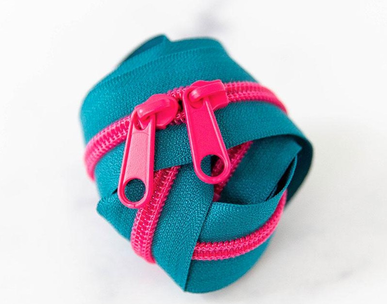 30" Zipper in Electric Youth from Stitch Supply Co