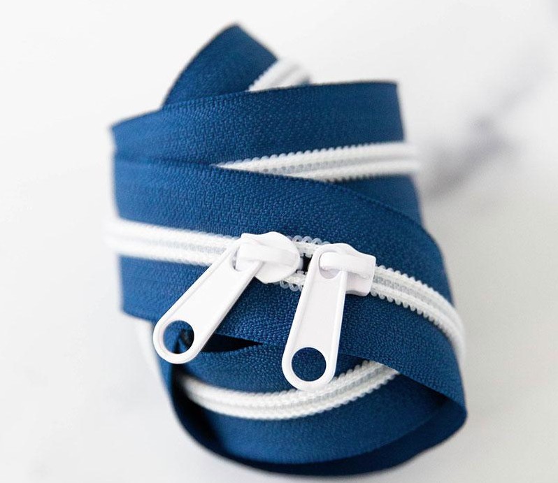 30" Zipper in Navy from Stitch Supply Co