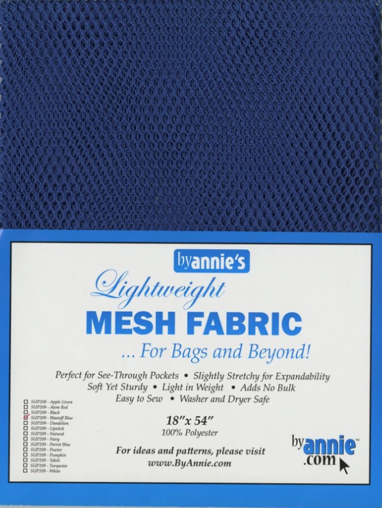 Lightweight Mesh Fabric Blast Off Blue from By Annie