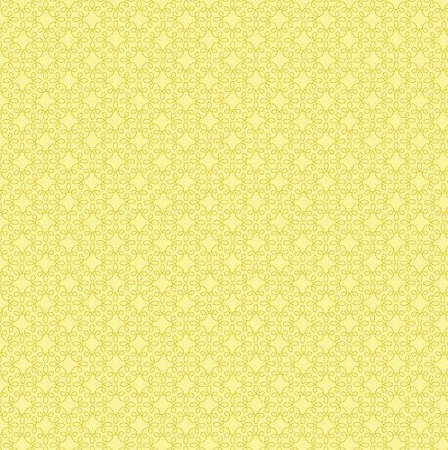 Modern Melody Basics Filigree Geo Lemon by First Blush Studio for Henry Glass