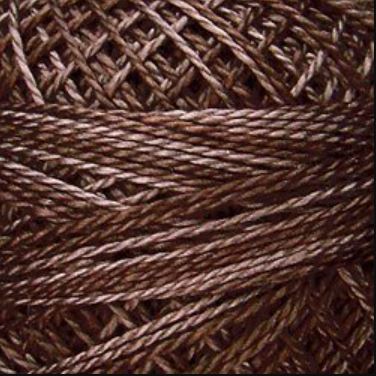Valdani O145 - Earth Shade Variegated, Perle Cotton Ball, Size 8