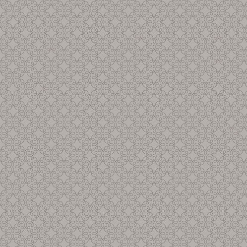 Modern Melody Basics Filigree Geo Silver Grey by First Blush Studio for Henry Glass