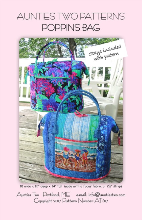 Poppins Bag Pattern from Aunties Two