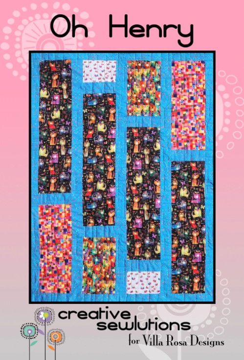Oh Henry Quilt Pattern by Creative Sewlutions for Villa Rosa Designs