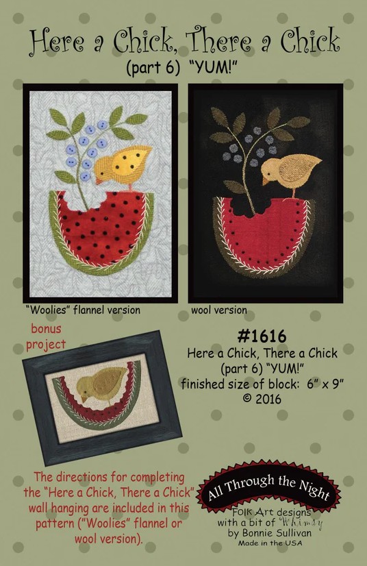 Here a Chick, There a Chick Pattern - Part 6: YUM! by Bonnie Sullivan