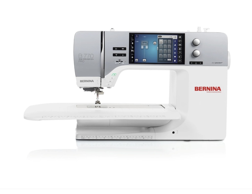 Bernina 770QE Pro Sewing Machine - Embroidery Optional