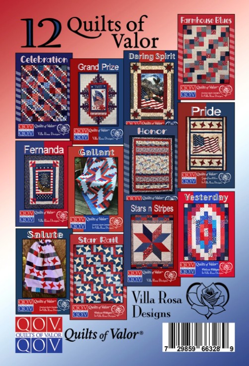 12 Quilts of Valor from Villa Rosa Designs