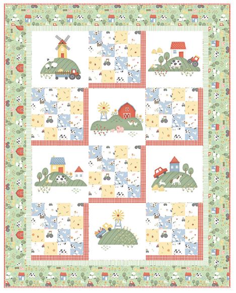 Farm Animals Quilt Kit from Northcott