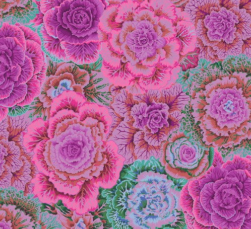 Kaffe Fassett Collective Brassica Magenta by Philip Jacobs for Kaffe Fassett