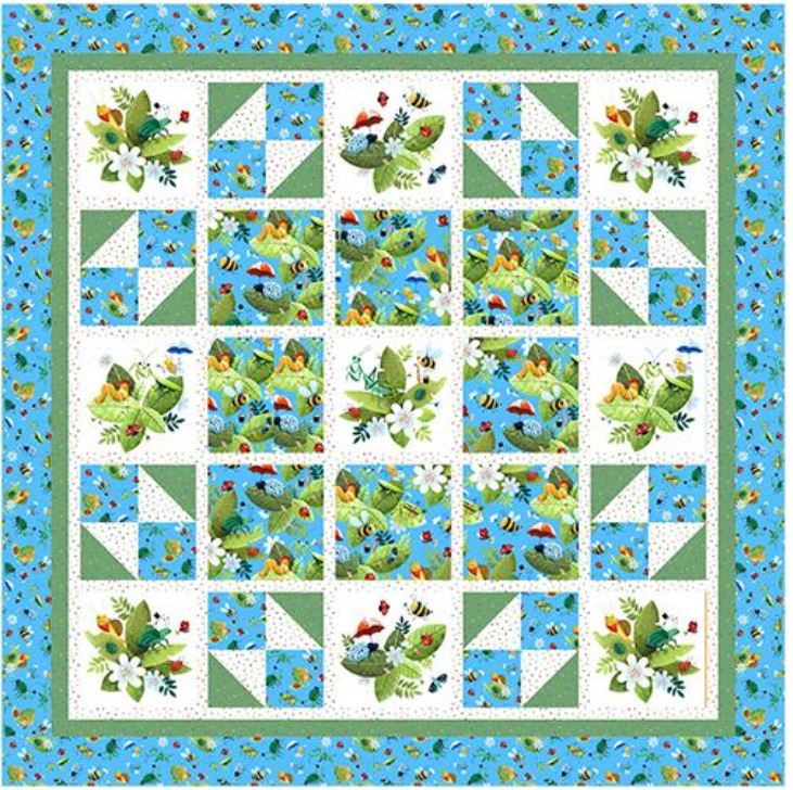 My World Quilt by Elizabeth Studios