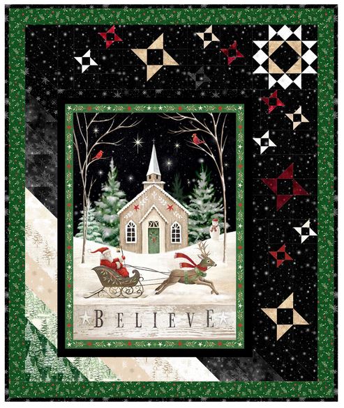 Star of Wonder Quilt Kit by P&B