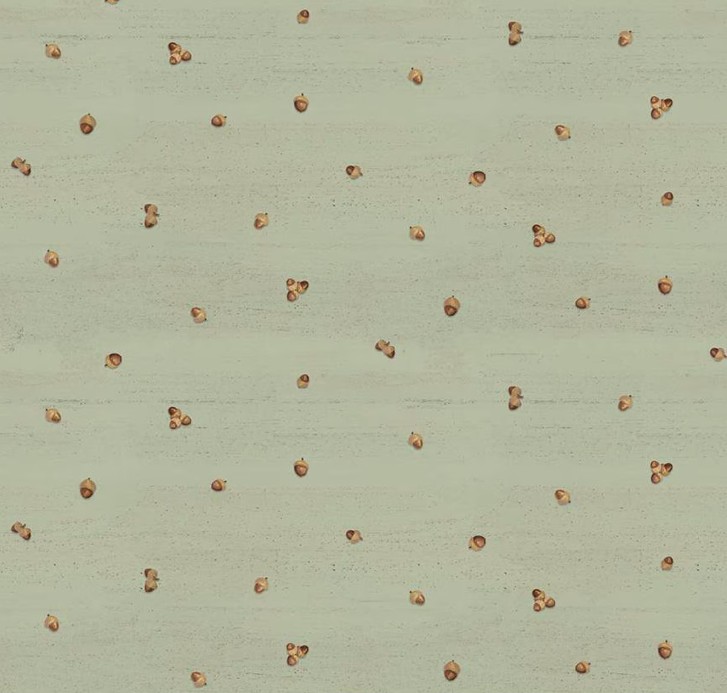 Covered Bridges in Fall Acorn Ditsy Sage by Tara Reed for Riley Blake Designs