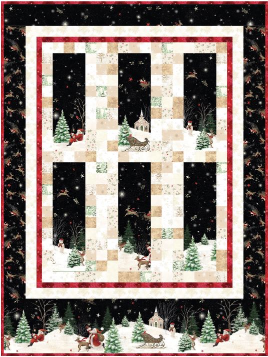 Silent Night Quilt Kit by P&B