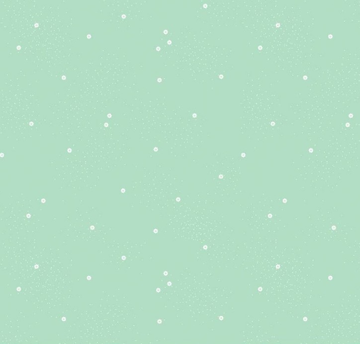 Dainty Daisy Mint by Beverly McCullough for Riley Blake Designs