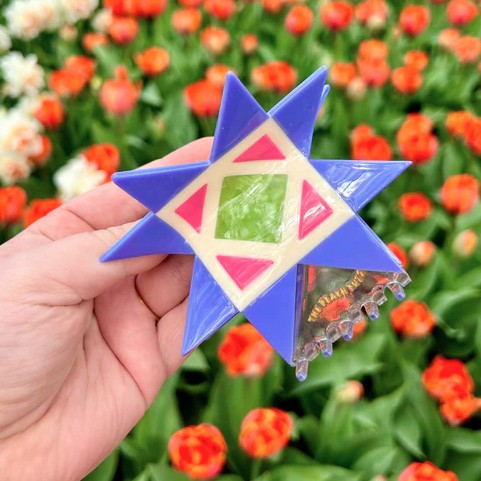 Quilt Hair Claw Clip from The Peach Fuzz