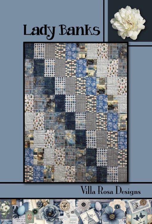 Lady Banks Quilt Pattern from Villa Rosa Designs