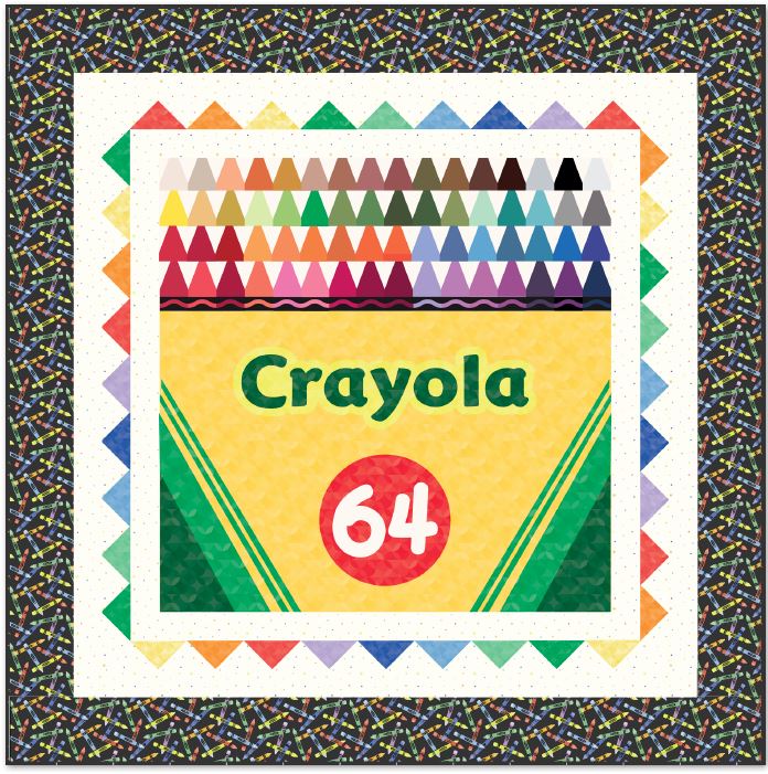 New Box of Crayons Quilt by Riley Blake