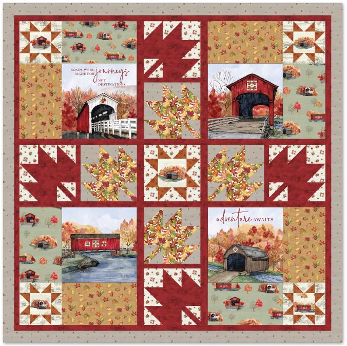 Fall Journeys Quilt Kit by Riley Blake