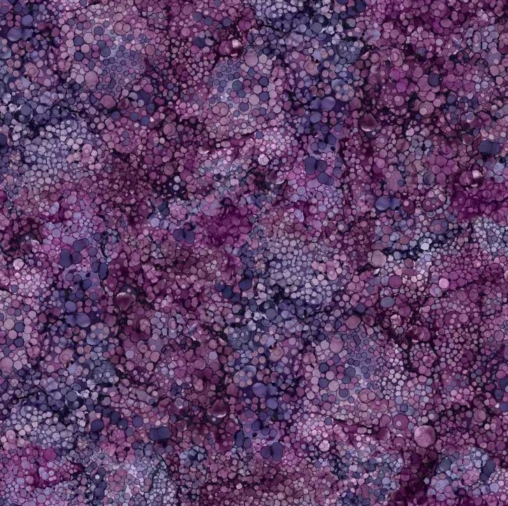 Bliss Basics Wide Backing Bubbles Amethyst from Northcott Fabrics