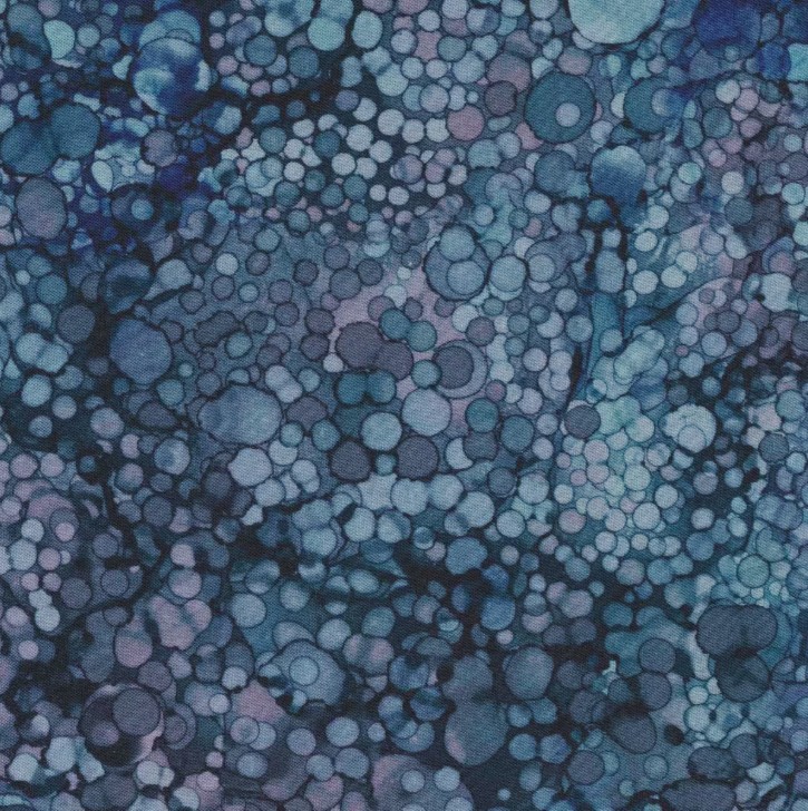 Bliss Basics Wide Backing Bubbles Twilight from Northcott Fabrics