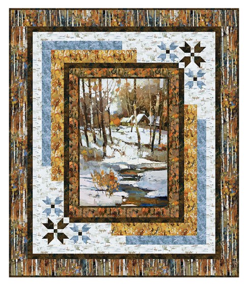 Snowy Corner Quilt Pattern by Pat Syta & Mimi Hollenbaugh of Bound to Be Quilting