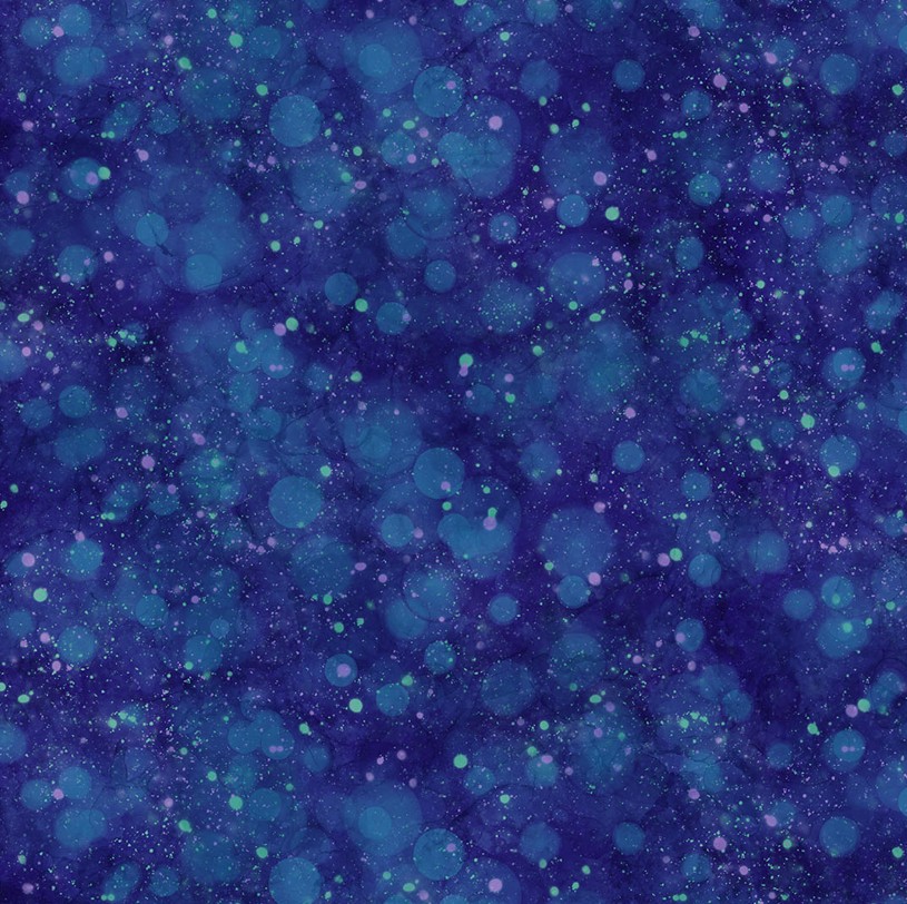 Midwinter Magic Starry Sky Dark Blue by Deborah Edwards & Melanie Samra for Northcott Fabrics