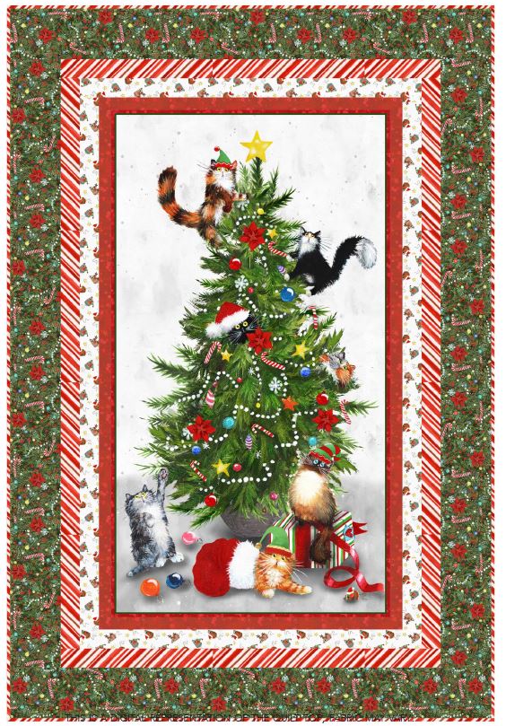 Whiskers and Ribbons Quilt by Windham