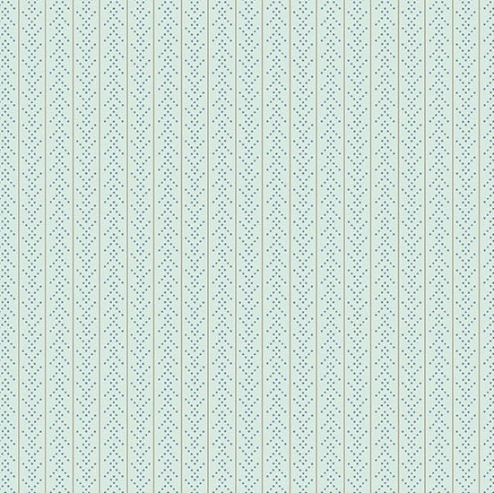 Sewing Bird Chevron Seafoam by Laundry Basket Quilts for Andover Fabrics